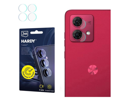 Szkło i folia ochronna 3mk Hardy Fusion Lens Protection do Motorola Moto G84 5G
